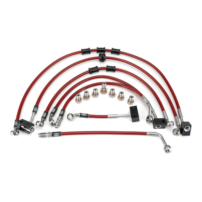 HEL Performance HBF4026 Flexible ABS Replacement Brake Lines Stainless Steel Braided