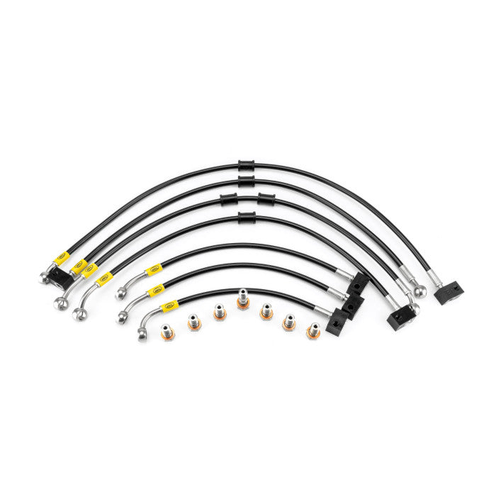 HEL Performance HBF9019 Flexible ABS Replacement Brake Lines Stainless Steel Braided