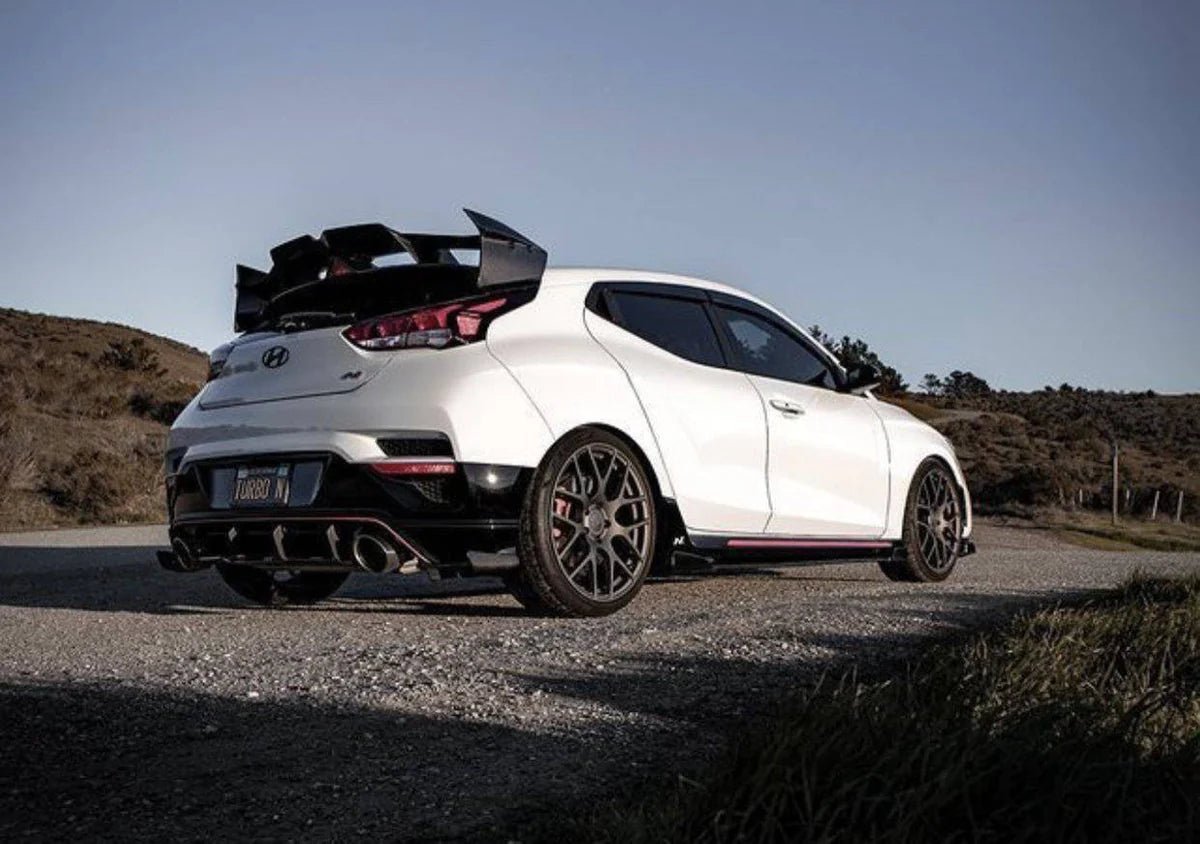 Adro A10A20-1401 Hyundai Veloster N & Turbo Carbon Fibre Side Skirts V1 (2018+)