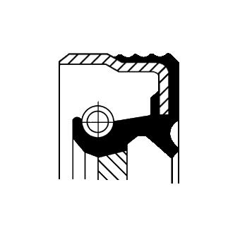 CORTECO CO12012561B Crankshaft Shaft Seal