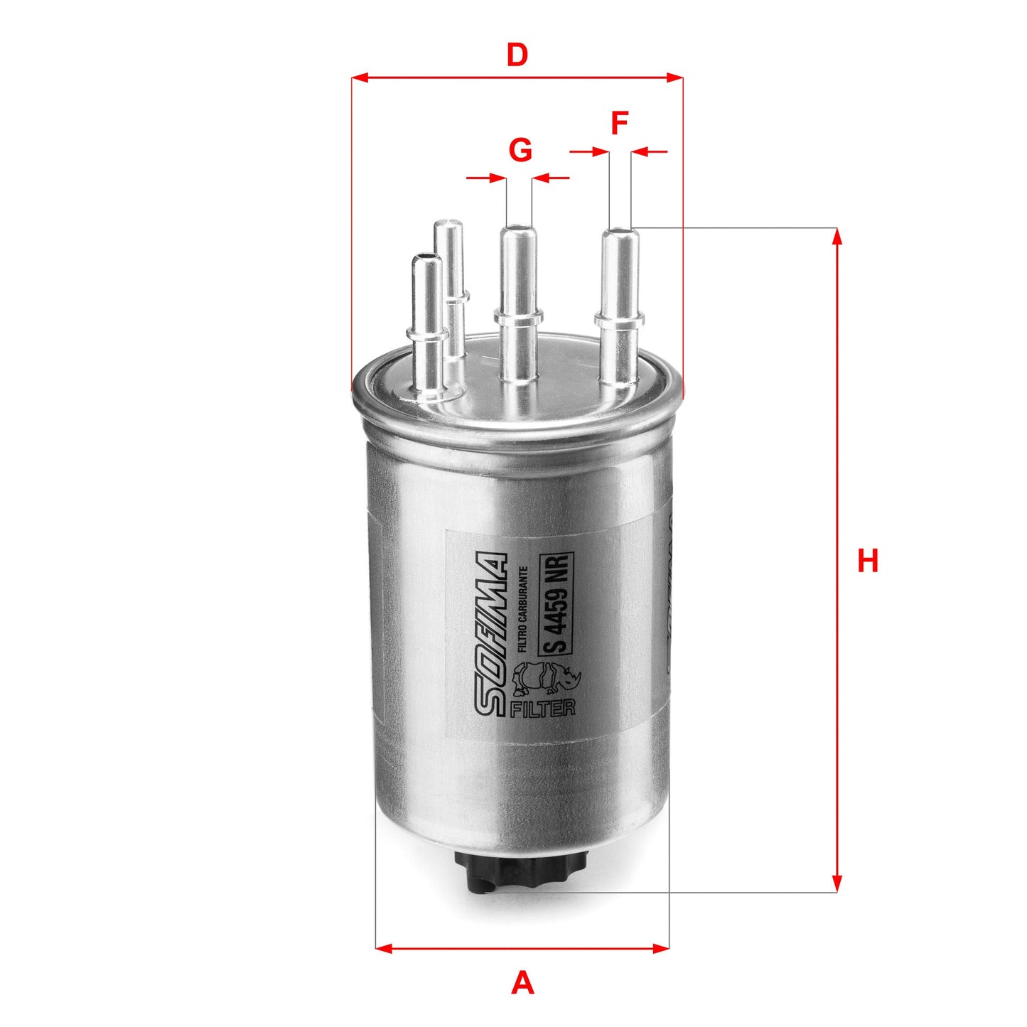 SOFIMA S4459NR Fuel Filter