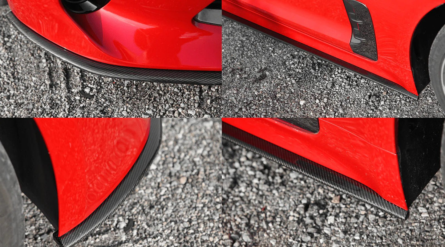 Adro A12A30-1201 KIA STINGER CARBON FIBRE FRONT LIP V1 (2018+)