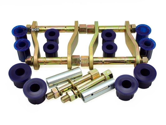 SuperPro KIT185SK Rear Leaf Spring - Bushing and Greaseable Shackle/Pin Kit - ÃÂ Holden Colorado RG, Isuzu D"Max & LDV T60 Hi"Rider (2012+)
