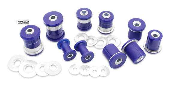 SuperPro KIT202K Front Upper/Lower Control Arm & Steering Rack Bushing Kit for Toyota Hilux, Fortuner & Foton Tunland (2005 - 2015)