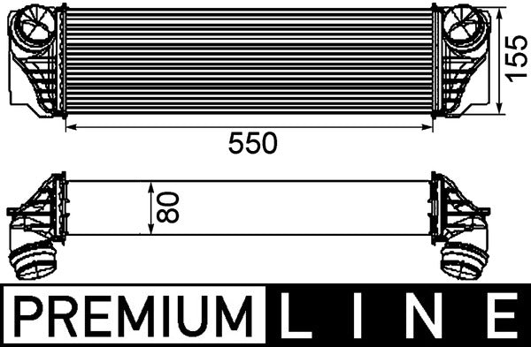 MAHLE CI184000P Charge Air Cooler
