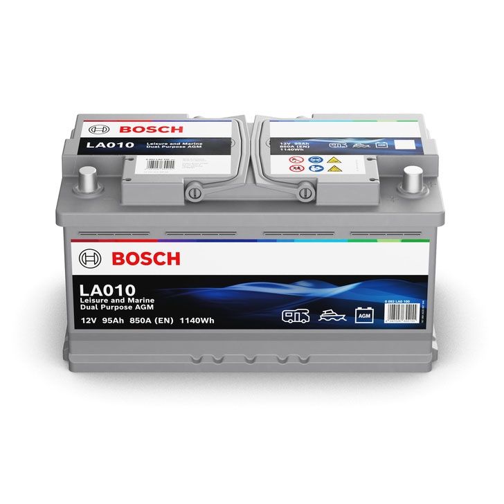 Bosch LA010 Leisure Battery Silver (0092LA0100) | ML Performance Car Parts