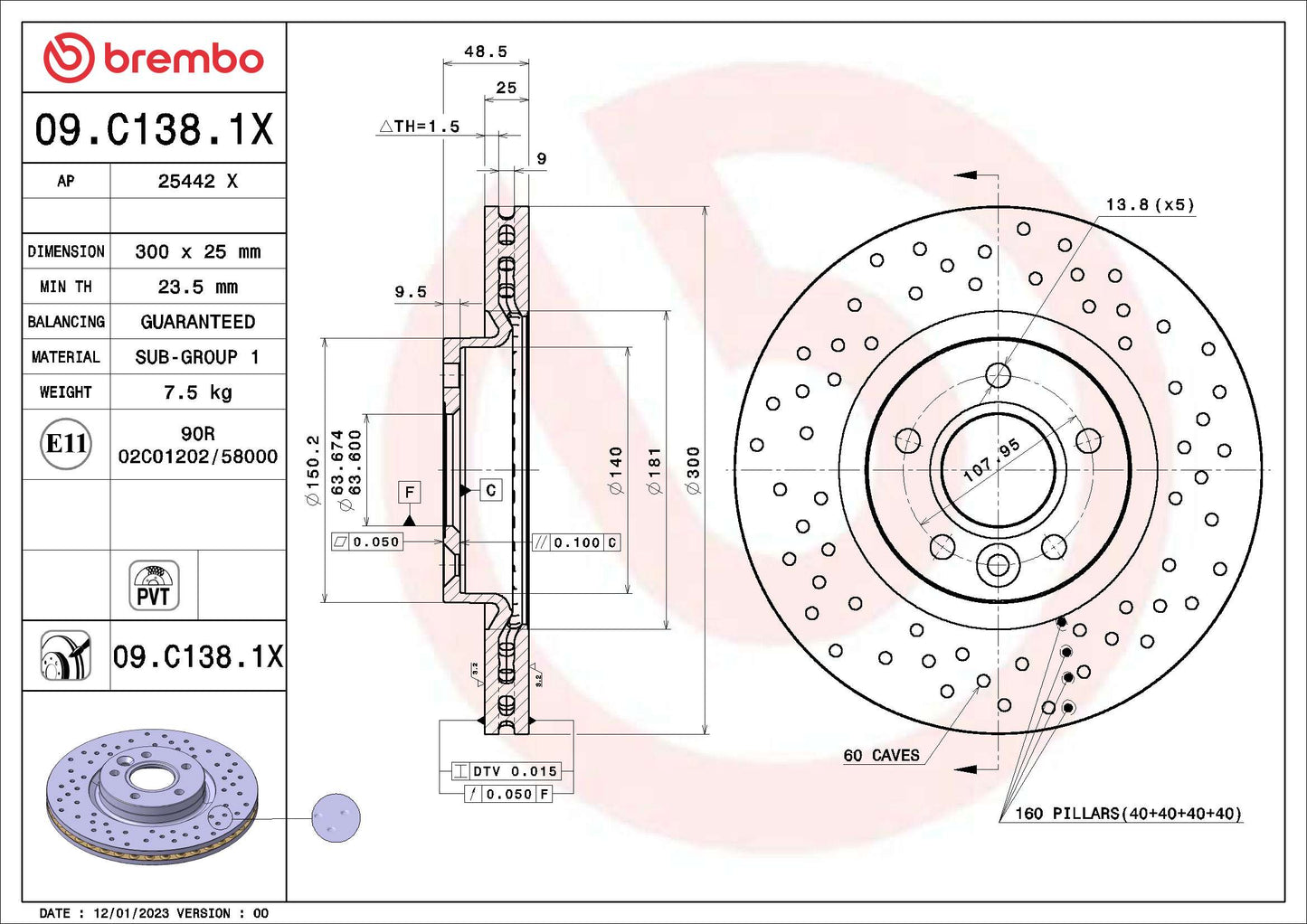BBP 41502BBP Disc Brake Caliper Repair Kit