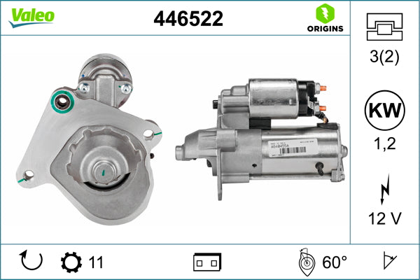 VALEO VAL446522 Starter