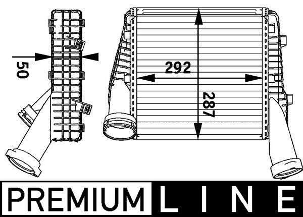 MAHLE CI141000P Charge Air Cooler