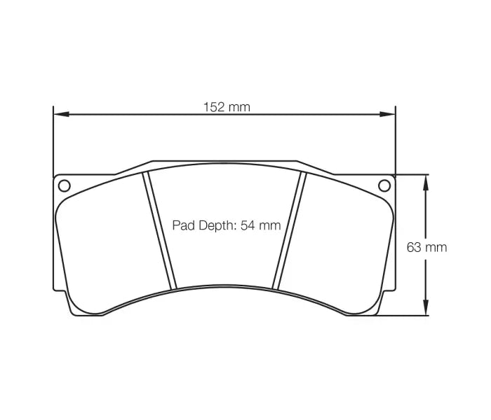 Pagid S1539T2E001 Brake Pad S1539 RST 2E