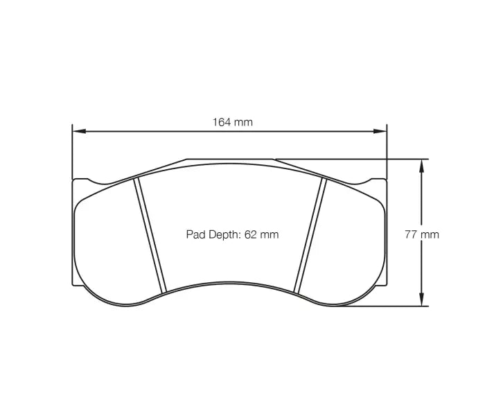 Pagid S2017T2EB01 Brake Pad S2017 RST 2E (bedded)