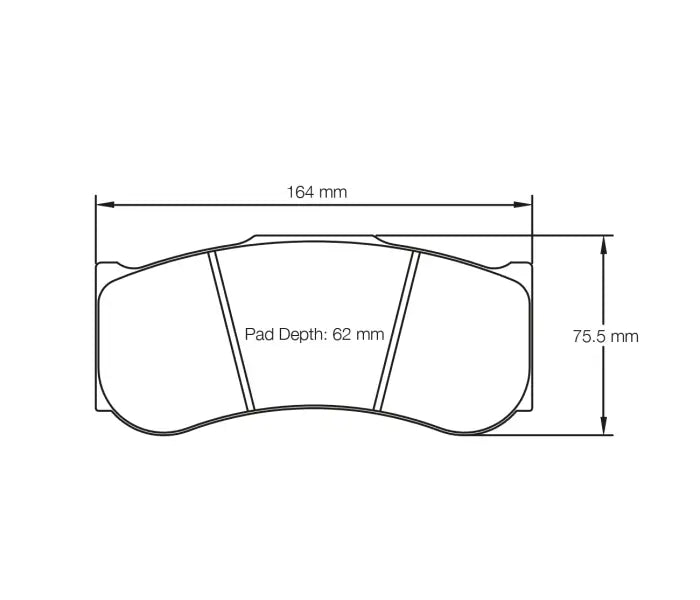 Pagid S2019T2EB01 Brake Pad S2019 RST 2E (bedded)