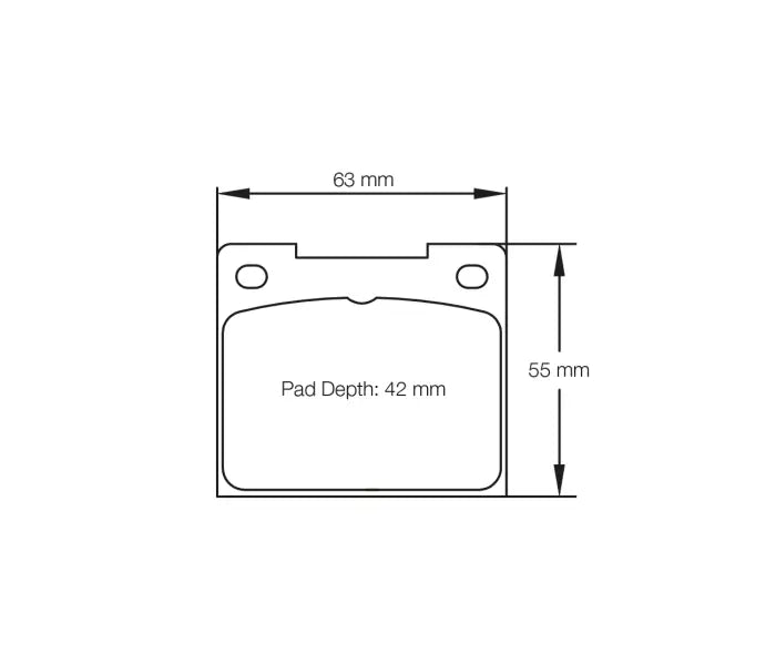 Pagid S3102T5E001 Brake Pad S3102 RST 5E