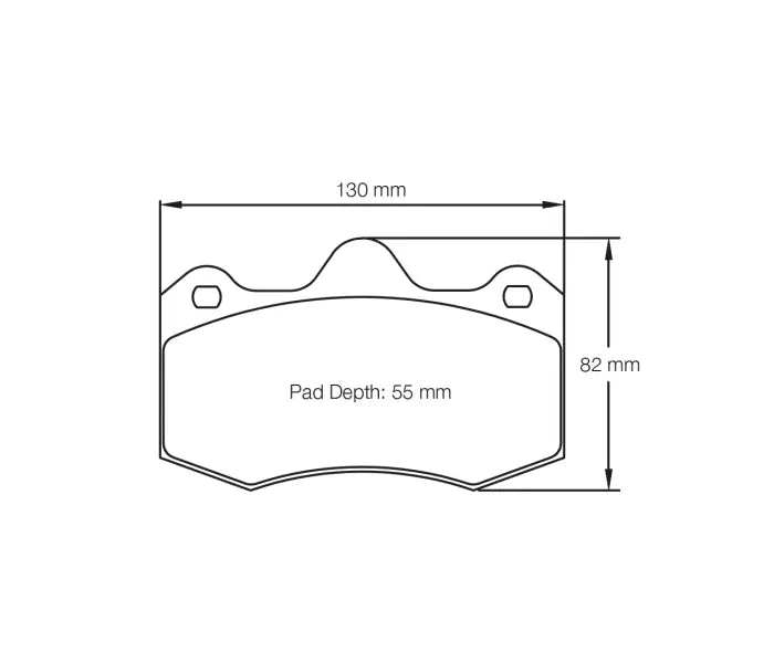 Pagid S4345L01B01 Brake Pad S4345 RSL 1 (bedded)