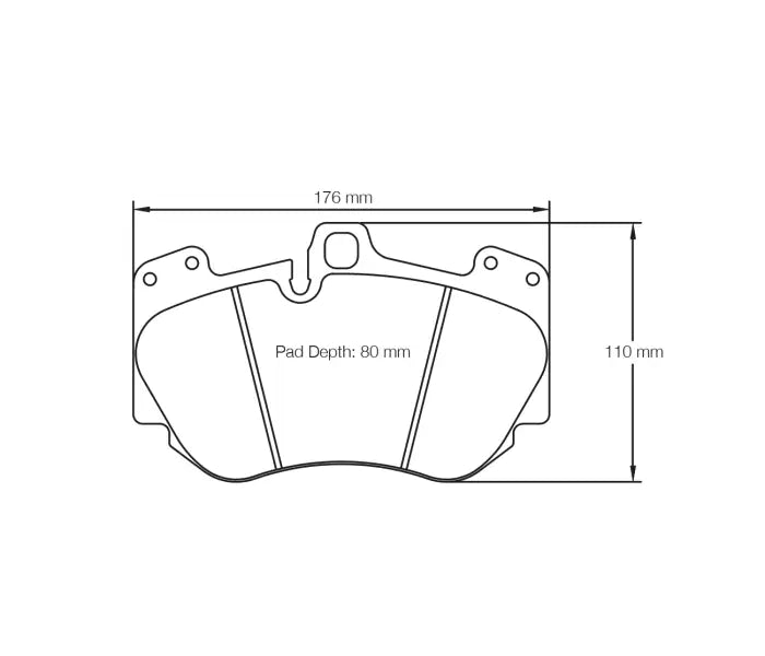 Pagid S4907C01B01 Brake Pad S4907 RSC 1 (bedded)