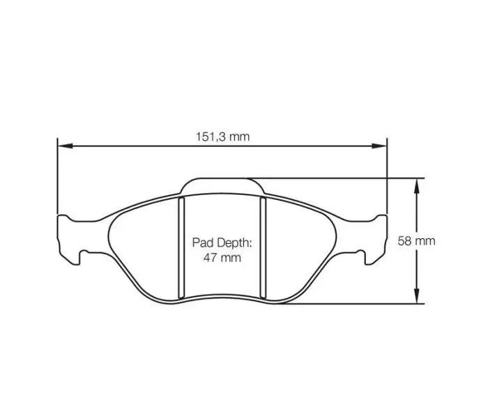 Pagid S4913T03001 Brake Pad S4913 RST 3