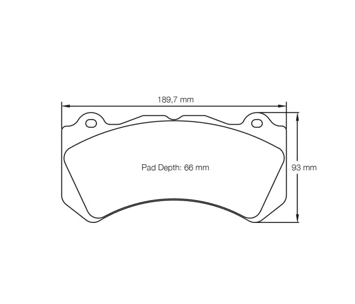 Pagid S8081L01B01 Brake Pad S8081 RSL 1 (bedded)