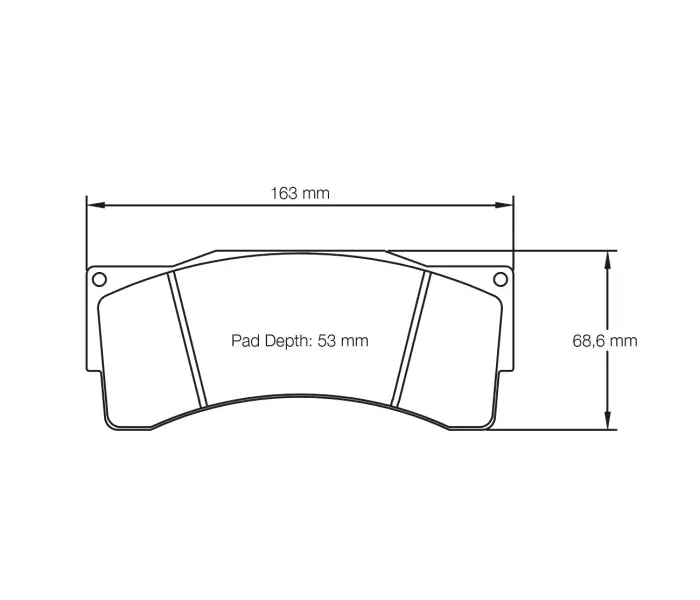 Pagid S8222T03B01 Brake Pad S8222 RST 3 (bedded)