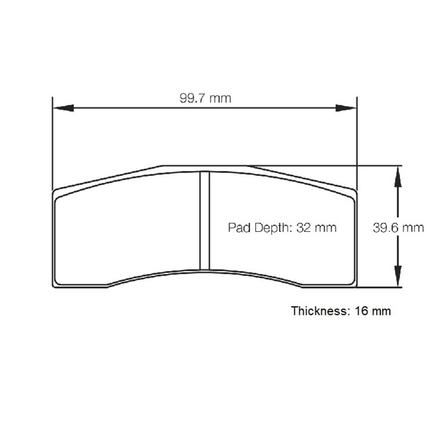Pagid S8060R42001 Raceblok Set RS42