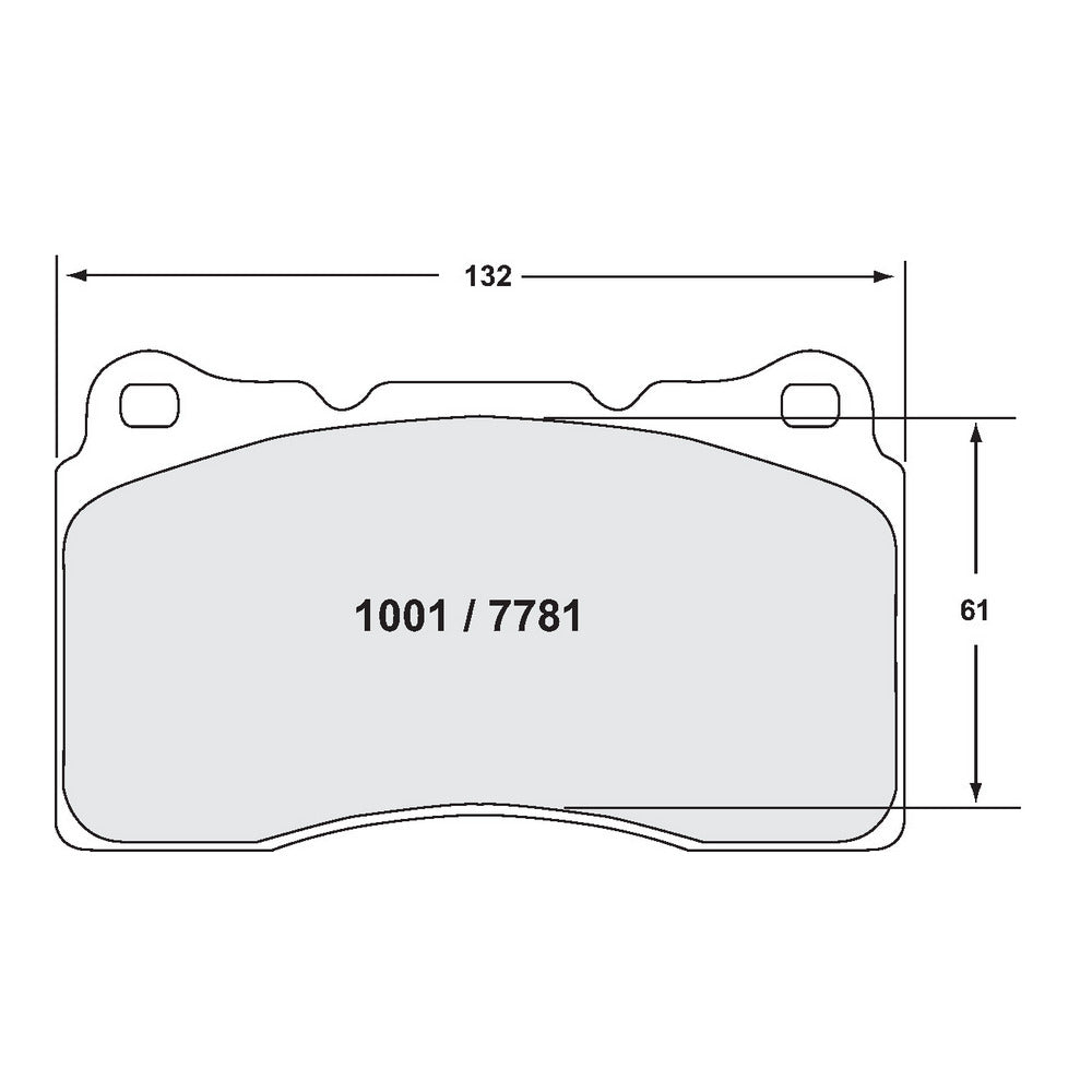 PFC 1001.11 FRONT BRAKE PADS Z-RATED FOR MITSUBISHI EVO / SUBARU STI / HYUNDAI GENESIS COUPE