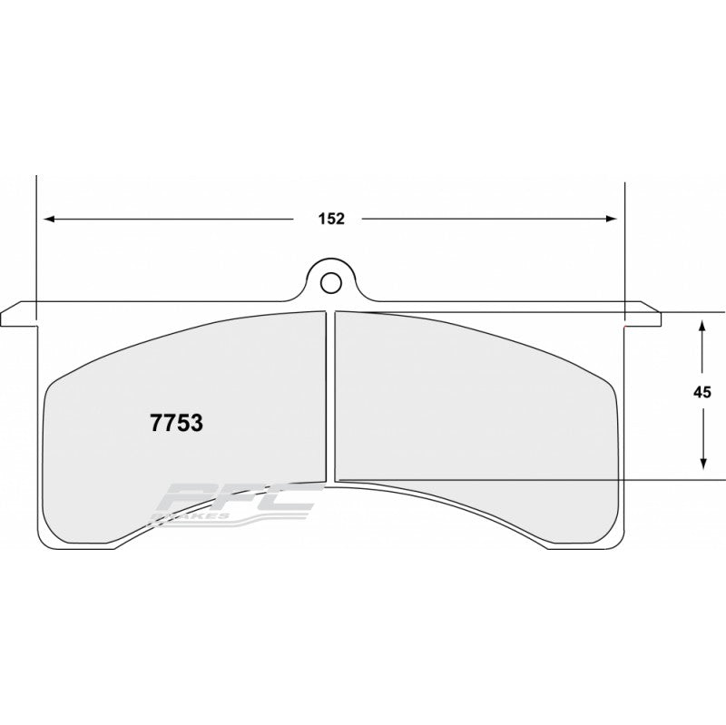 PFC 7753.13.21.44 BRAKE PADS SET RACE 13 CMPD 21 MM