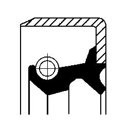 CORTECO CO19031211B Crankshaft Shaft Seal