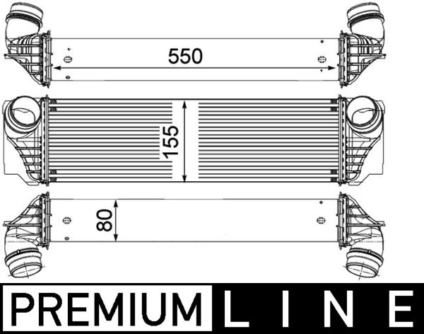 MAHLE CI183000P Charge Air Cooler