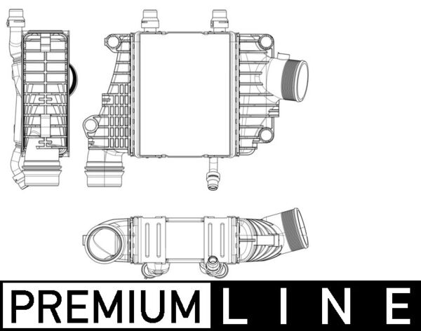MAHLE CI410000P Charge Air Cooler