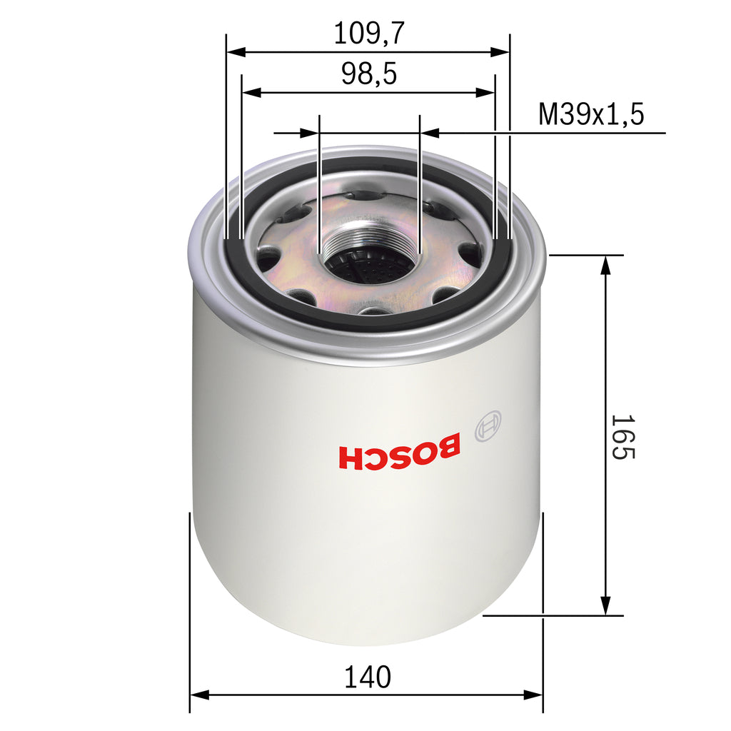 BOSCH F026404012 Compressed-Air System Air Dryer Cartridge