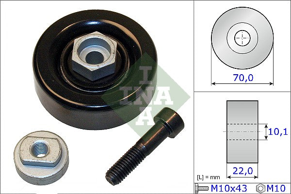 INA 531086410 V-Ribbed Belt Tensioner Pulley