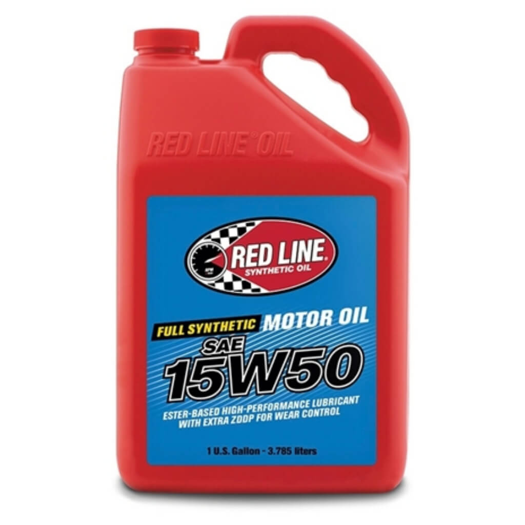 RED LINE OIL 11505 HIGH PERFORMANCE MOTOR OIL 15W50 3.8 L (1 GAL)