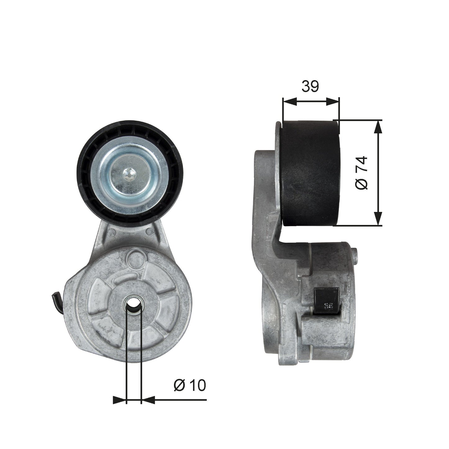 GATES GATT38706 V-Ribbed Belt Tensioner Lever