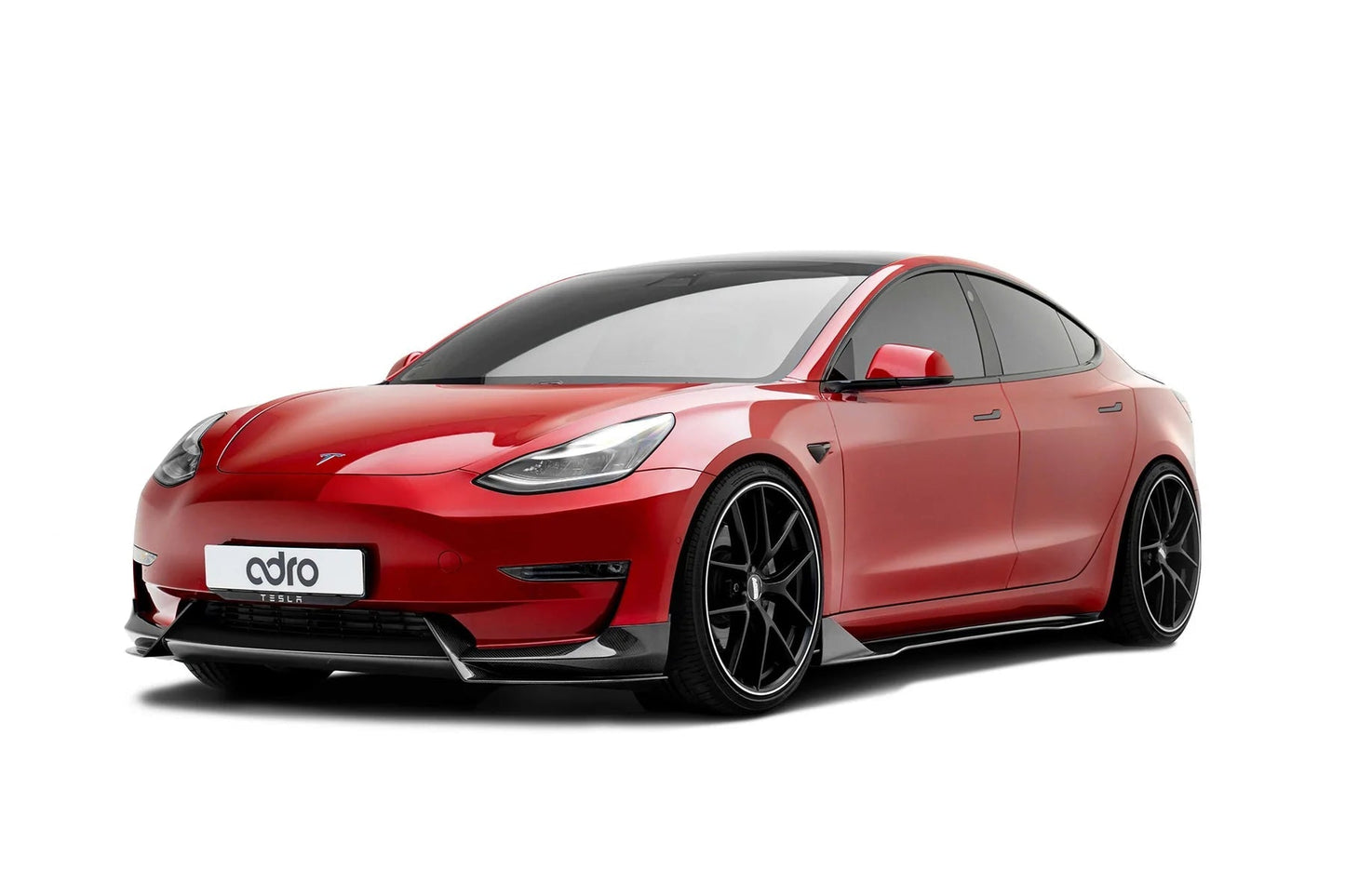 Adro A15A10-1401 TESLA MODEL 3 PRE-PREG CARBON FIBRE SIDE SKIRTS (2017+)