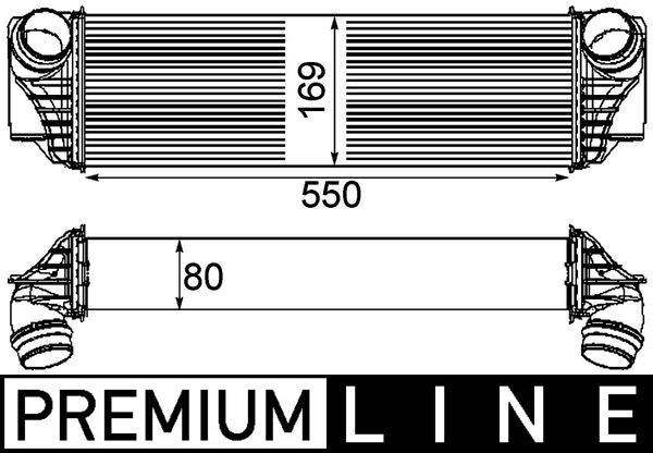 MAHLE CI185000P Charge Air Cooler