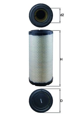 Mahle LX1241 - Air Filter