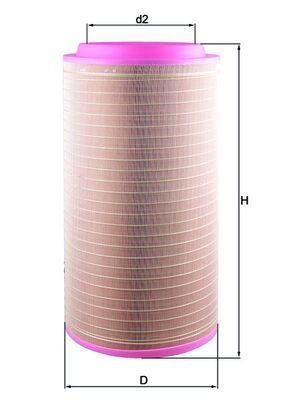 Mahle LX3599 - Air Filter