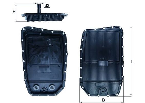 Mahle HX152 - Oil Sump, automatic transmission