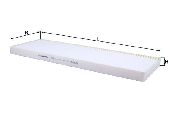 Mahle LA1122 - Filter, cabin air