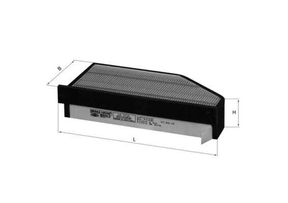 Mahle LX1710 - Air Filter