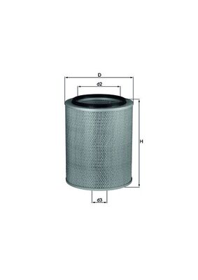 Mahle LX531 - Air Filter