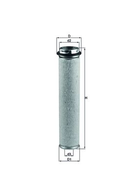 Mahle LXS5/1 - Secondary Air Filter