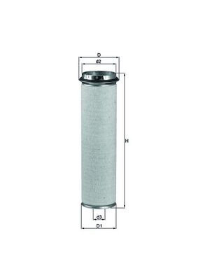 Mahle LXS37/1 - Secondary Air Filter