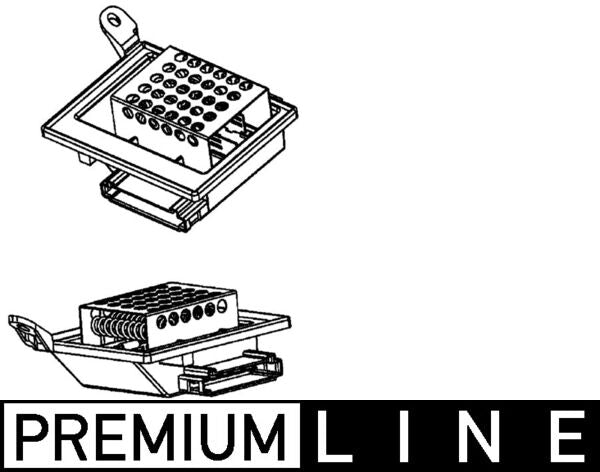 Mahle ABR86000P - Resistor, interior blower