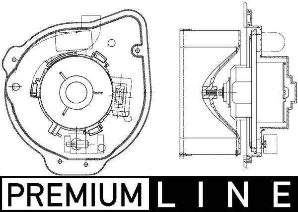 Mahle AB135000P - Interior Blower