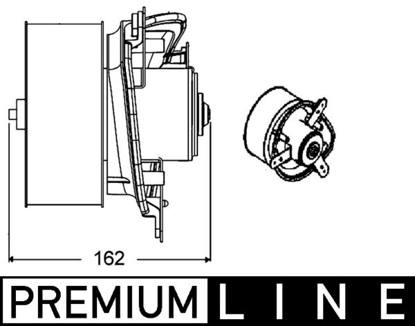 Mahle AB275000P - Interior Blower