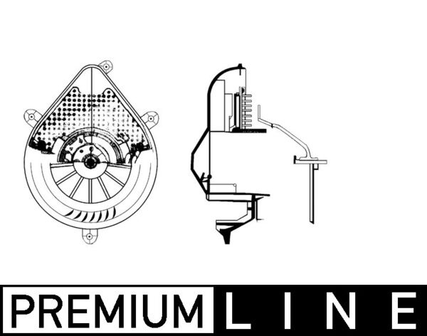 Mahle AB72000P - Interior Blower