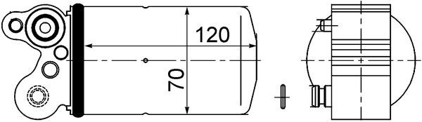 Mahle AD101000S - Dryer, air conditioning
