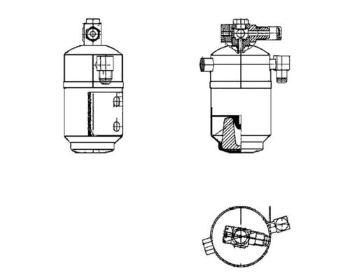 Mahle AD109000S - Dryer, air conditioning