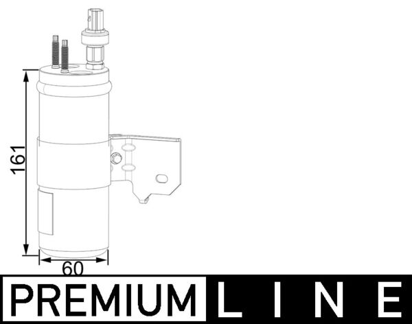 Mahle AD3000P - Dryer, air conditioning