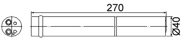 Mahle AD96000S - Dryer, air conditioning